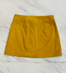 WB Yellow Short Skirt Women's S